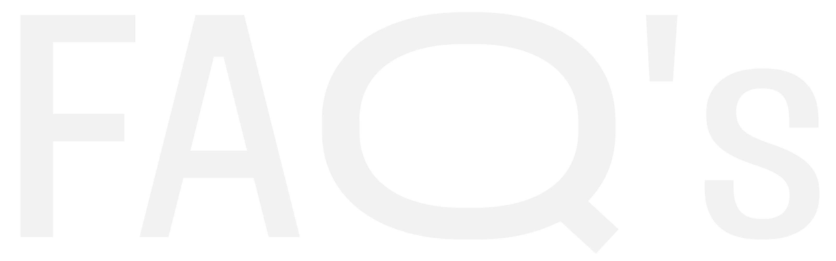 FAQ'S